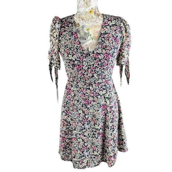 Dynamite Floral Ditsy Cottagecore Boho Short Dress NEW - Picture 12 of 12